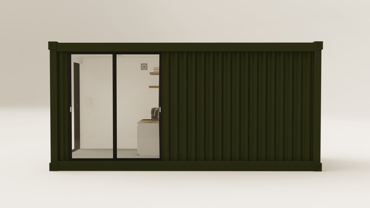 Living Space - 15 - Bottle Green - 2 Doors