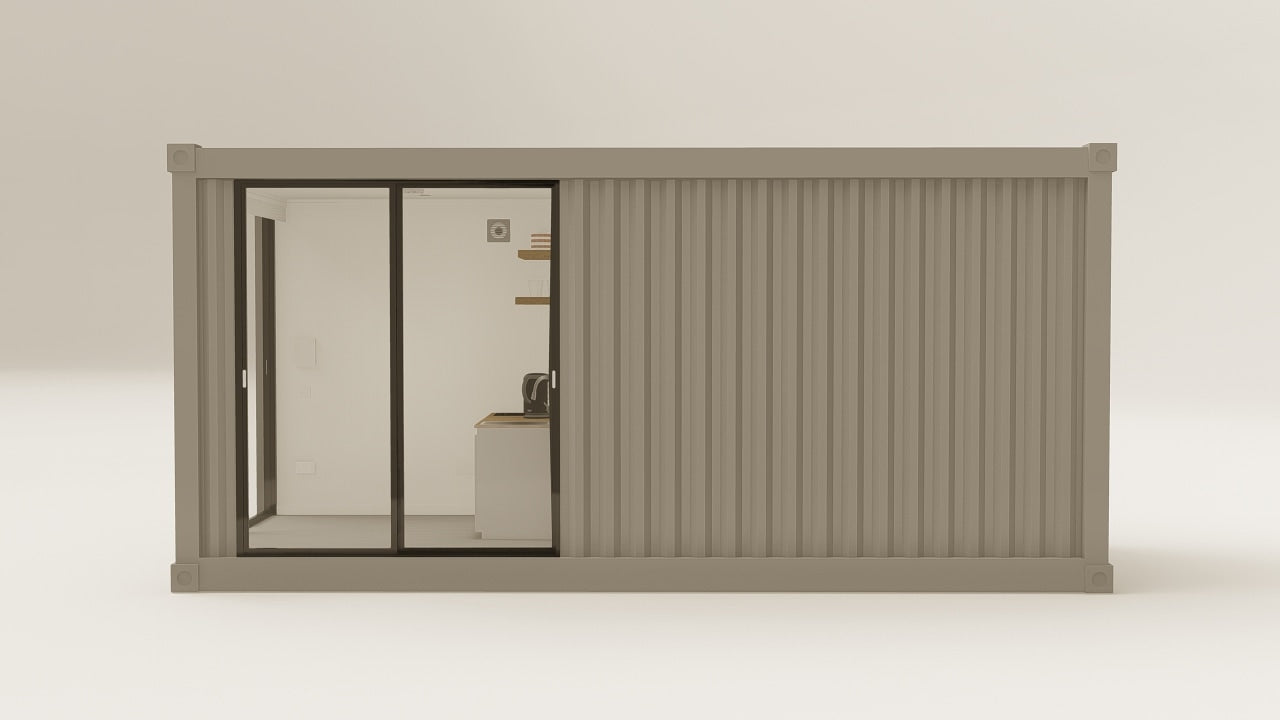 Living Space - 15 - Grey Aluminium - 2 Doors