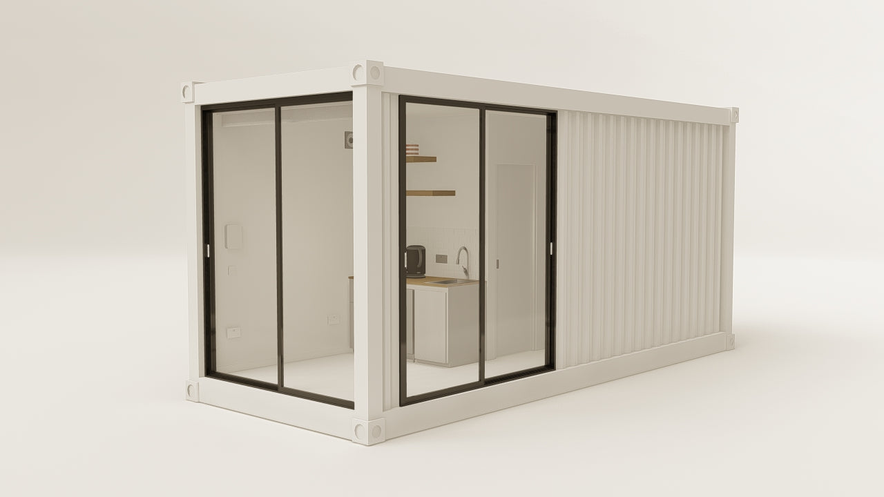 Living Space - 15 - Pure White - 1 End Door 1 Side Door view 4