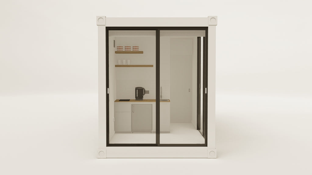 Living Space - 15 - Pure White - 1 End Door 1 Side Door view 5