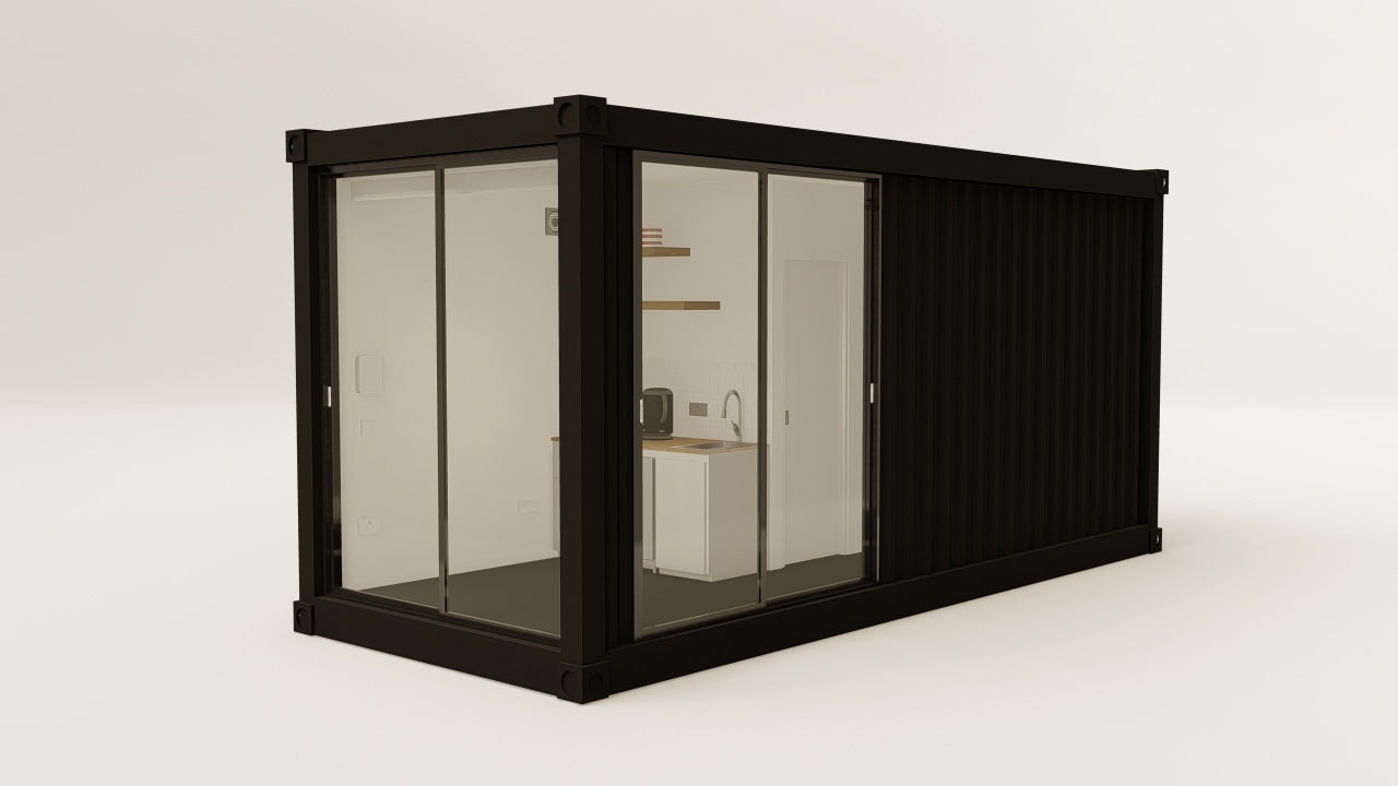 Living Space - 15 - Graphite Black - 2 Doors