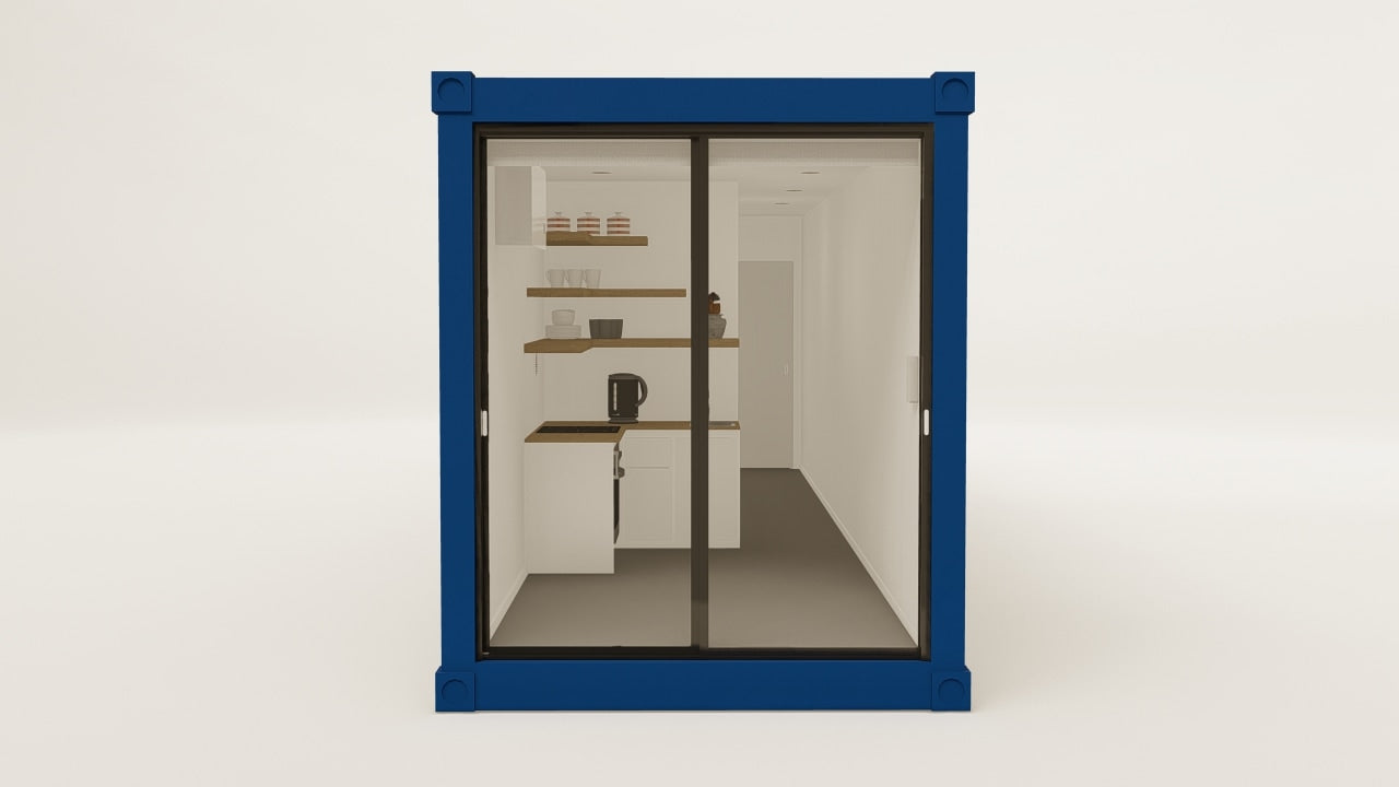 Living Space - 30 - Gentian Blue - 1 Door