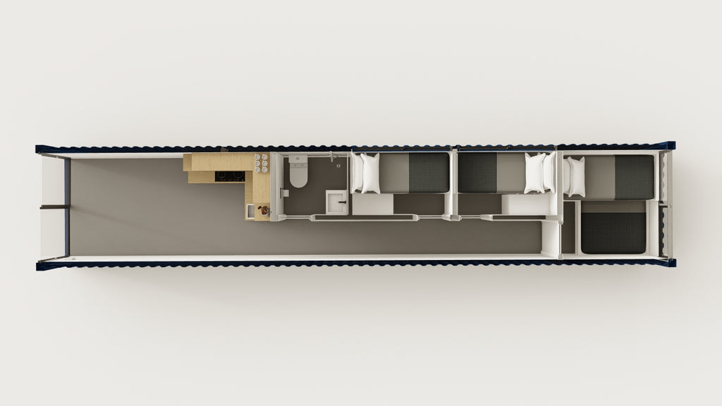 Living Space - 30 - Gentian Blue - 1 End Door view 3