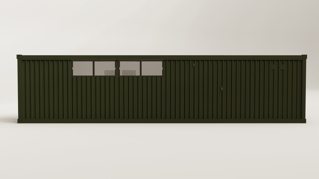 Living Space - 30 - Bottle Green - 1 Door