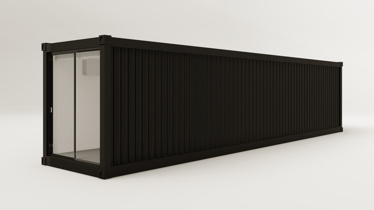 Living Space - 30 - Grey Aluminium - 1 Door