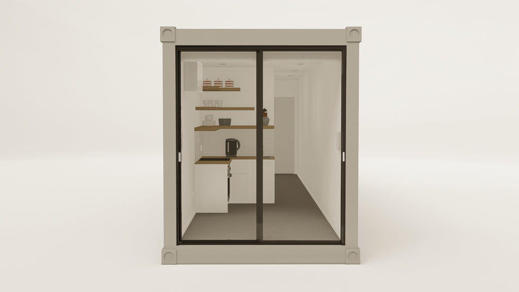 Living Space - 30 - Grey Aluminium - 1 End Door view 5