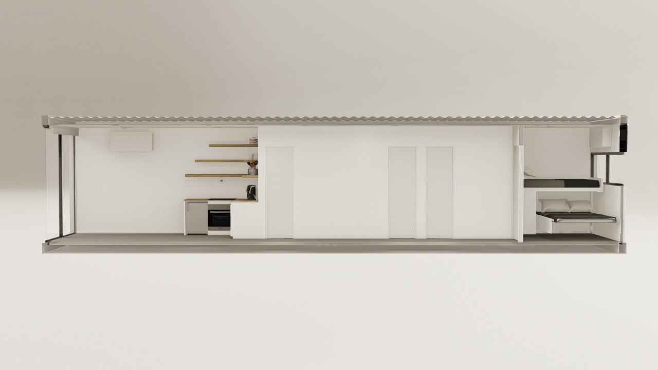 Living Space - 30 - Pure White - 1 End Door view 1