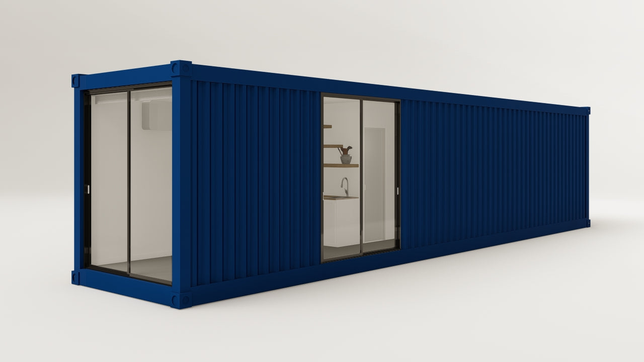 Living Space - 30 - Gentian Blue - 1 End Door 1 Side Door view 4