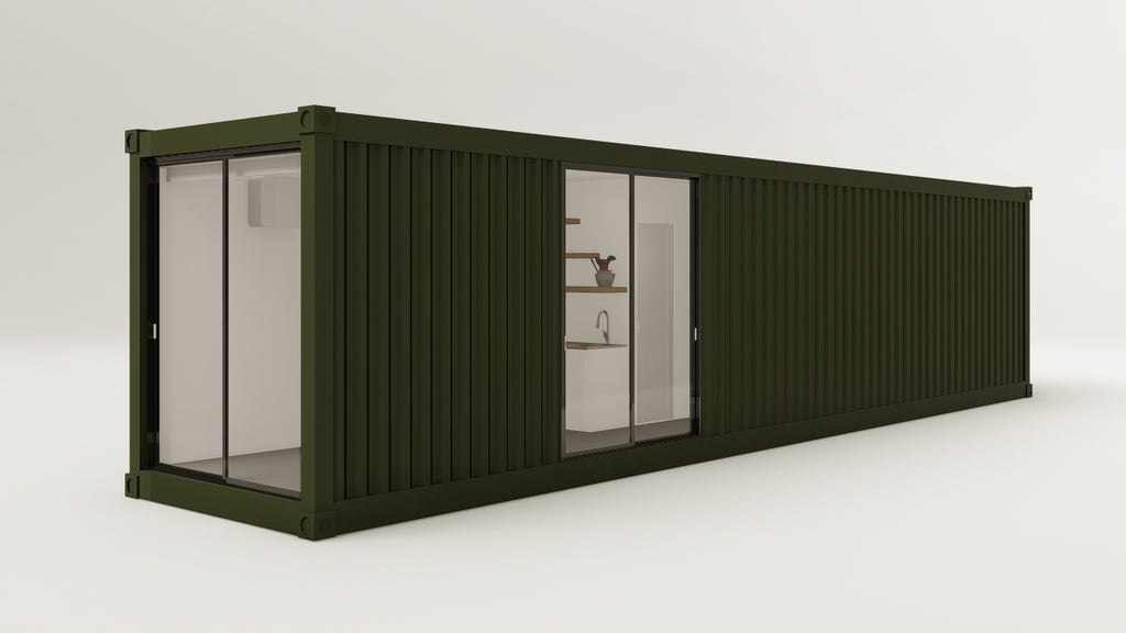 Living Space - 30 - Bottle Green - 1 End Door 1 Side Door view 4