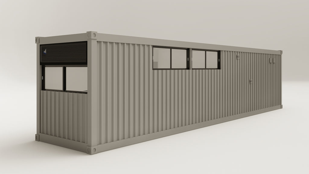 Living Space - 30 - Grey Aluminium - 1 End Door 1 Side Door view 6