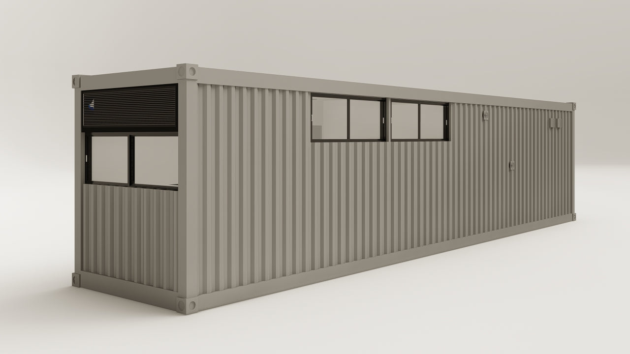 Living Space - 30 - Grey Aluminium - 1 End Door 1 Side Door view 6