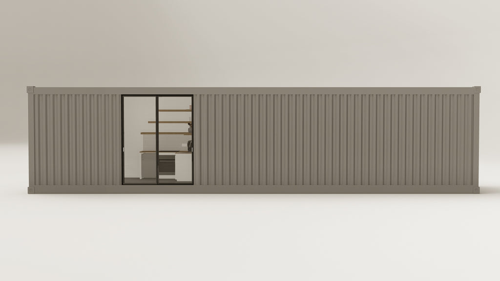 Living Space - 30 - Grey Aluminium - 1 End Door 1 Side Door view 9