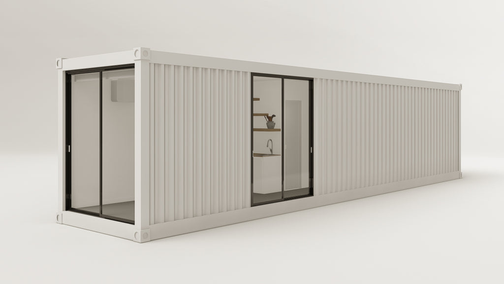 Living Space - 30 - Pure White - 1 End Door 1 Side Door view 4