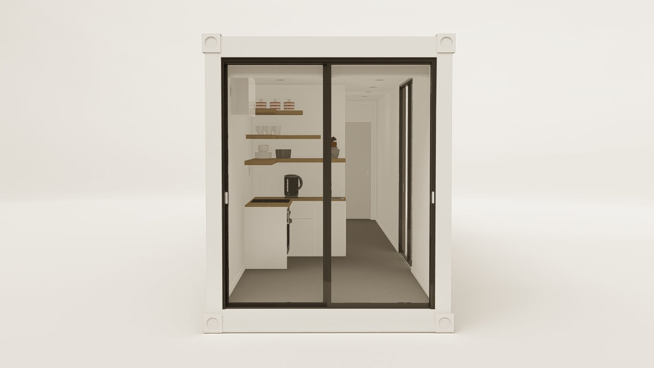 Living Space - 30 - Pure White - 1 End Door 1 Side Door view 5