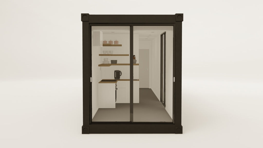 Living Space - 30 - Graphite Black - 2 Doors