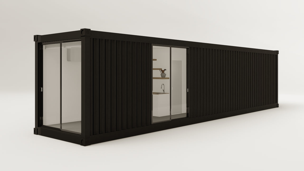 Living Space - 30 - Graphite Black - 1 End Door 1 Side Door view 4