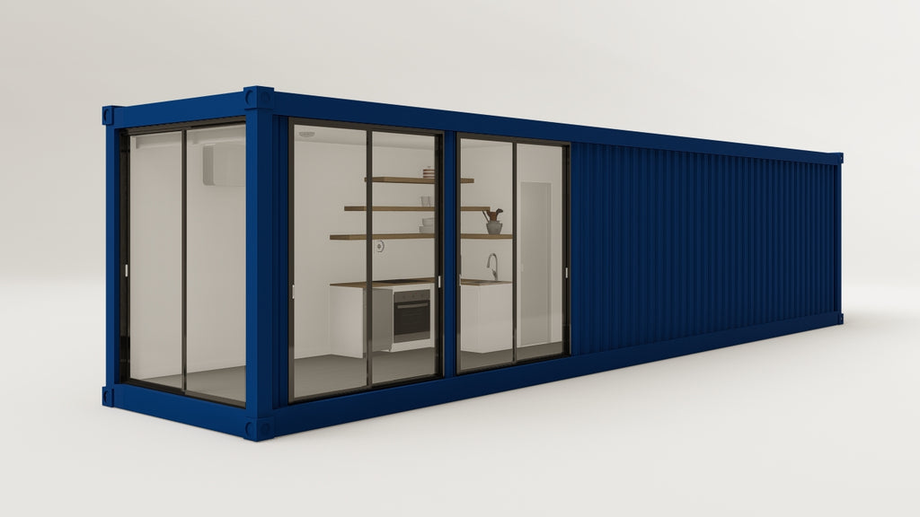 Living Space - 30 - Gentian Blue - 1 End Door 2 Side Doors view 4