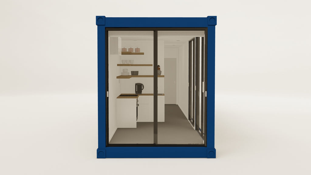 Living Space - 30 - Gentian Blue - 1 End Door 2 Side Doors view 5