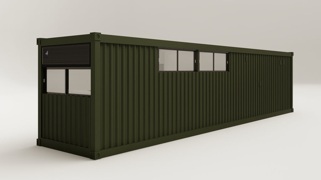 Living Space - 30 - Bottle Green - 1 End Door 2 Side Doors view 6