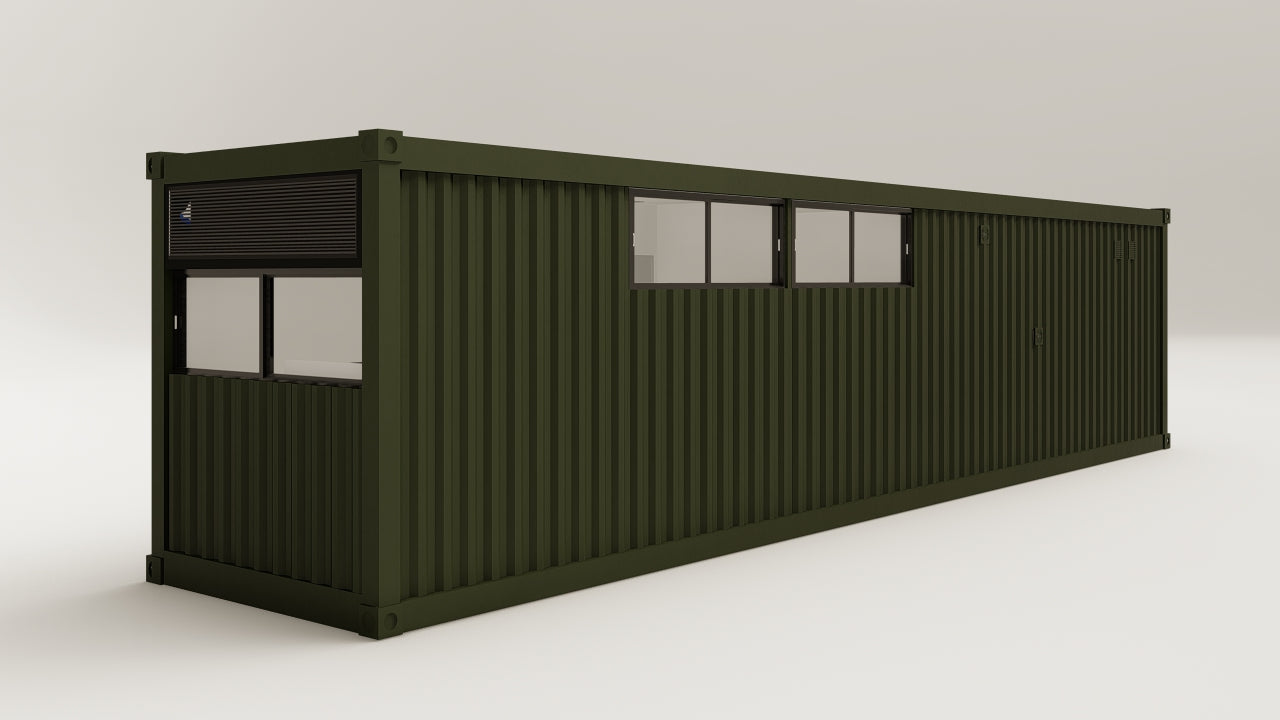 Living Space - 30 - Bottle Green - 1 End Door 2 Side Doors view 6