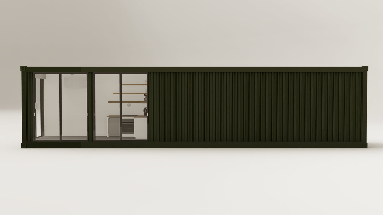 Living Space - 30 - Bottle Green - 1 End Door 2 Side Doors view 9