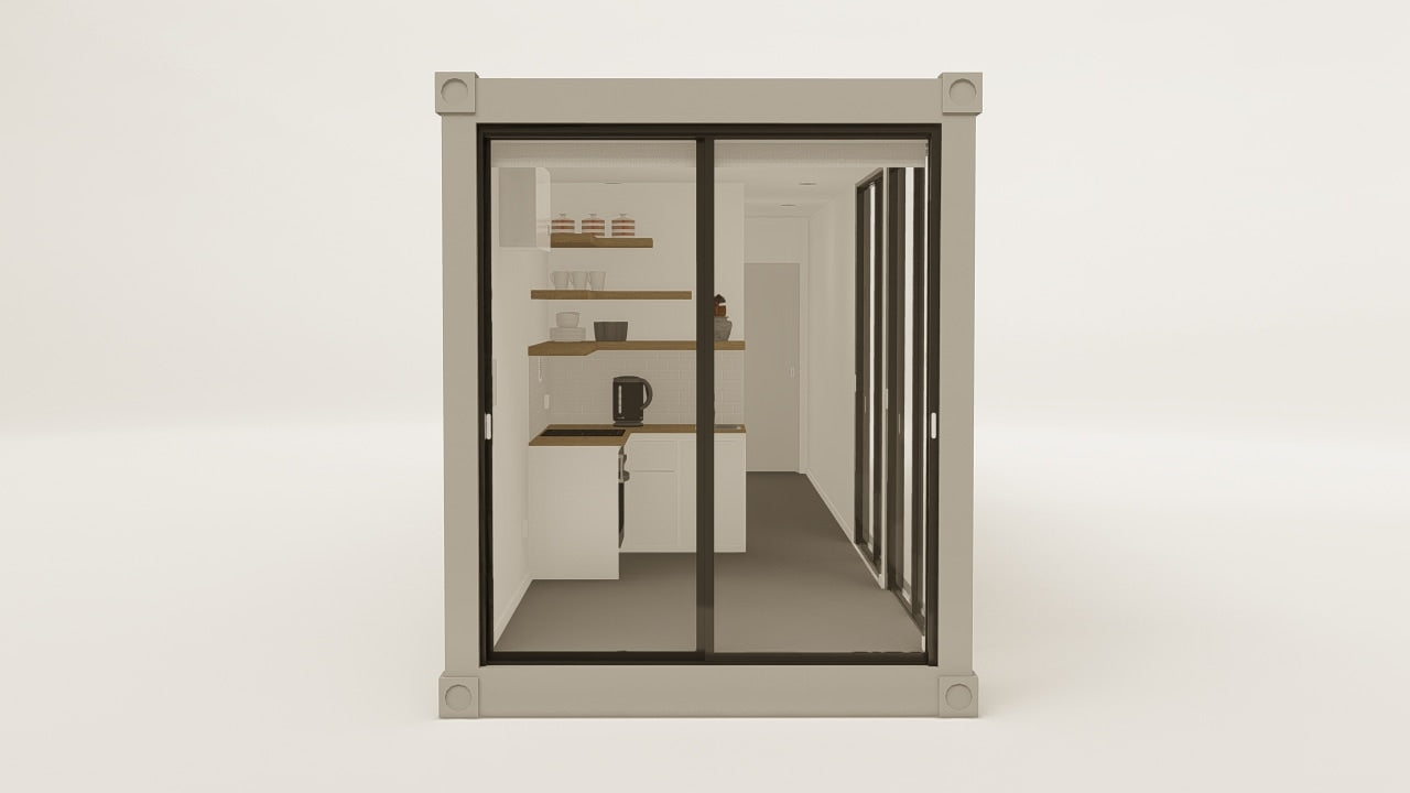 Living Space - 30 - Grey Aluminium - 3 Doors