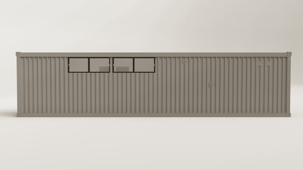 Living Space - 30 - Grey Aluminium - 3 Doors