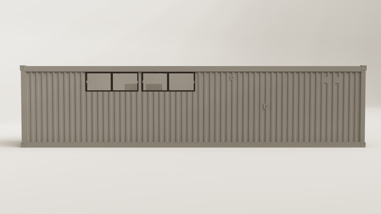 Living Space - 30 - Grey Aluminium - 3 Doors