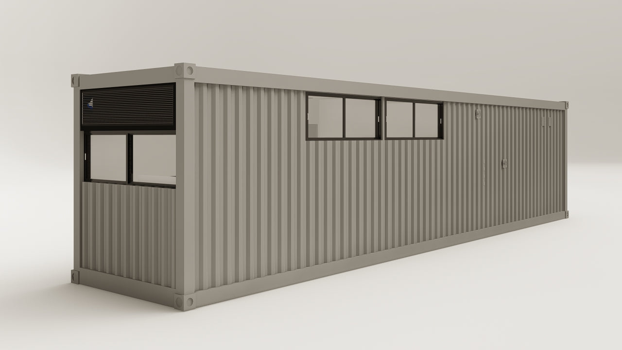 Living Space - 30 - Grey Aluminium - 1 End Door 2 Side Doors view 6