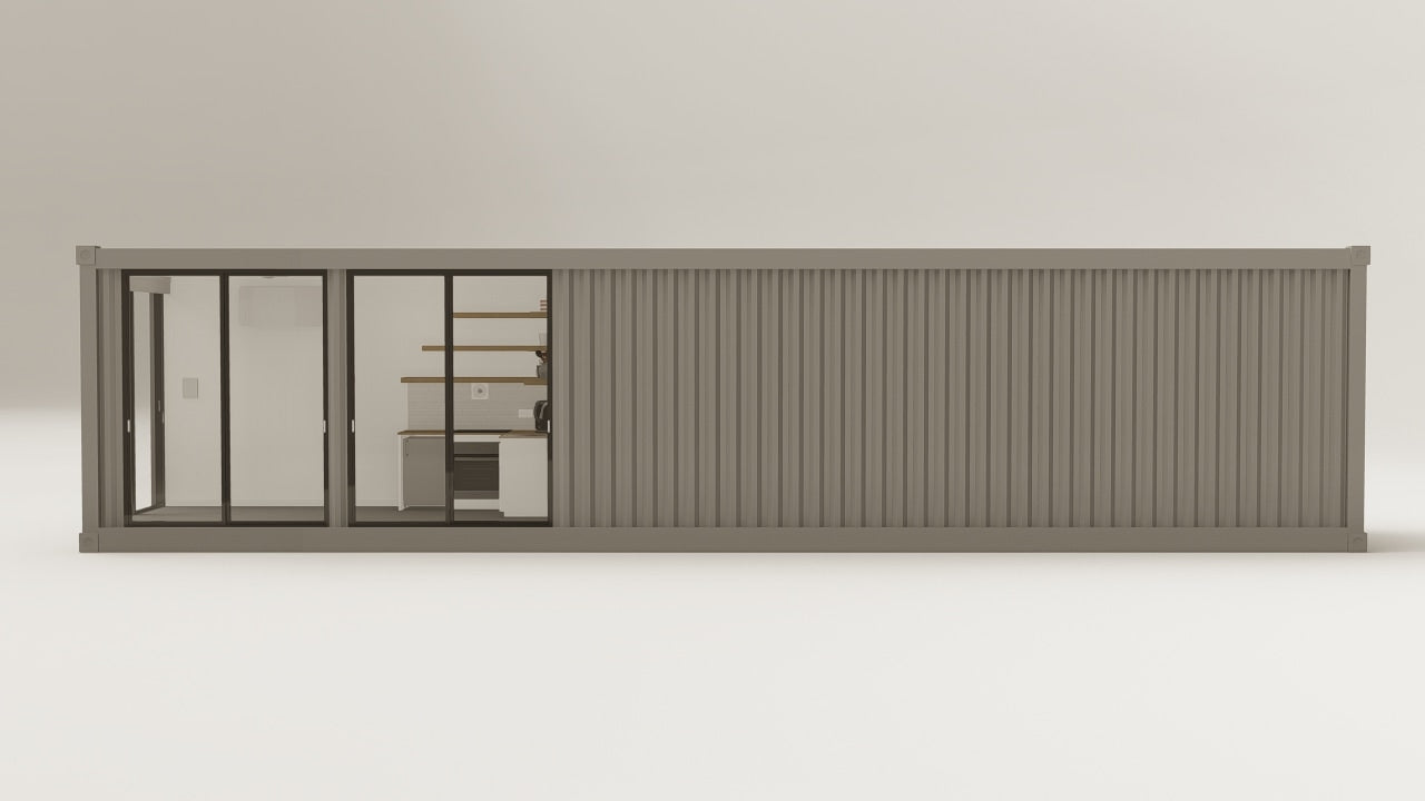 Living Space - 30 - Grey Aluminium - 3 Doors