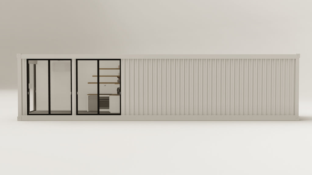 Living Space - 30 - Pure White - 1 End Door 2 Side Doors view 9