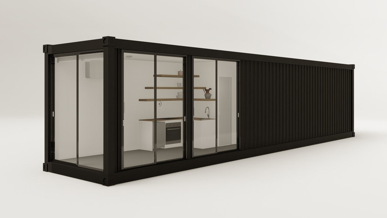 Living Space - 30 - Graphite Black - 3 Doors