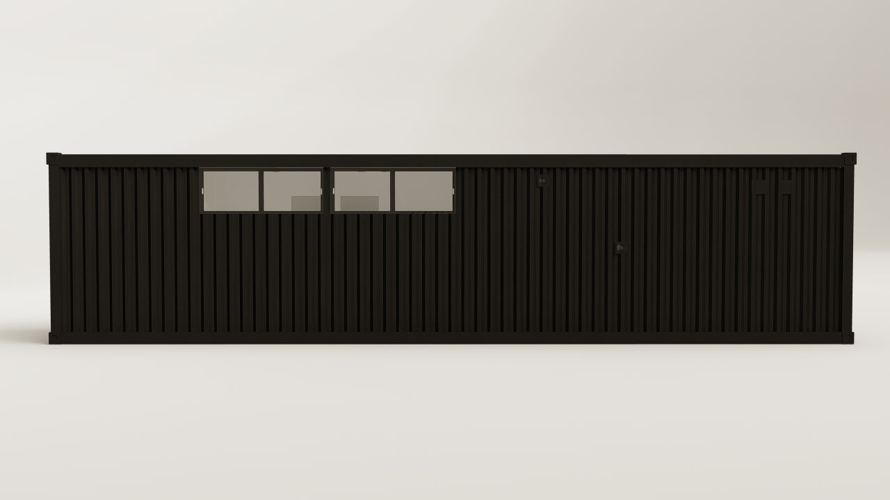 Living Space - 30 - Graphite Black - 1 End Door 2 Side Doors view 7