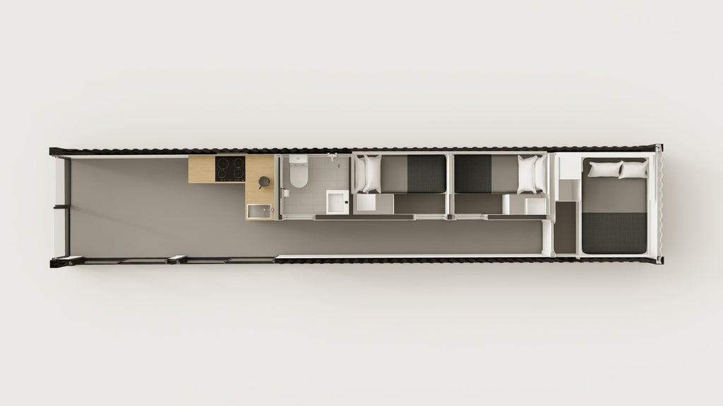 Living Space - 30 - Graphite Black - 3 Doors