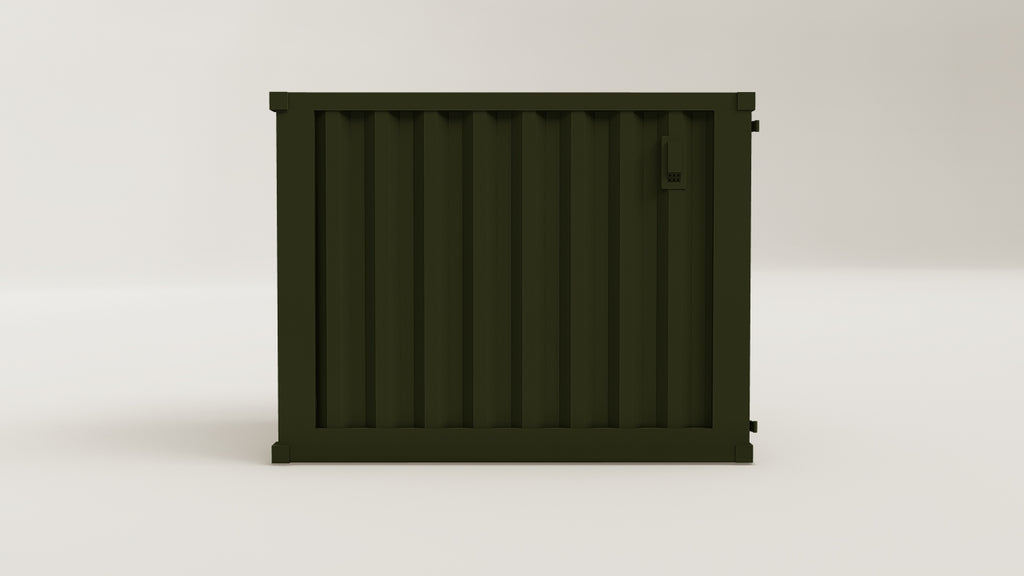 Mini Container - 2.5 - Bottle Green - 1 End Door view 3