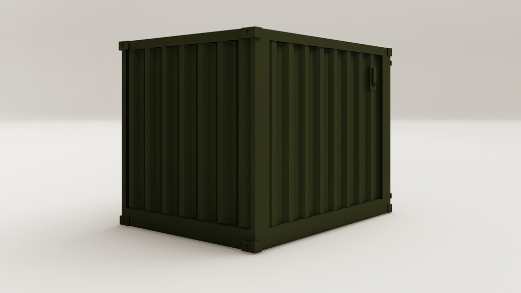 Mini Container - 2.5 - Bottle Green - 1 End Door view 4