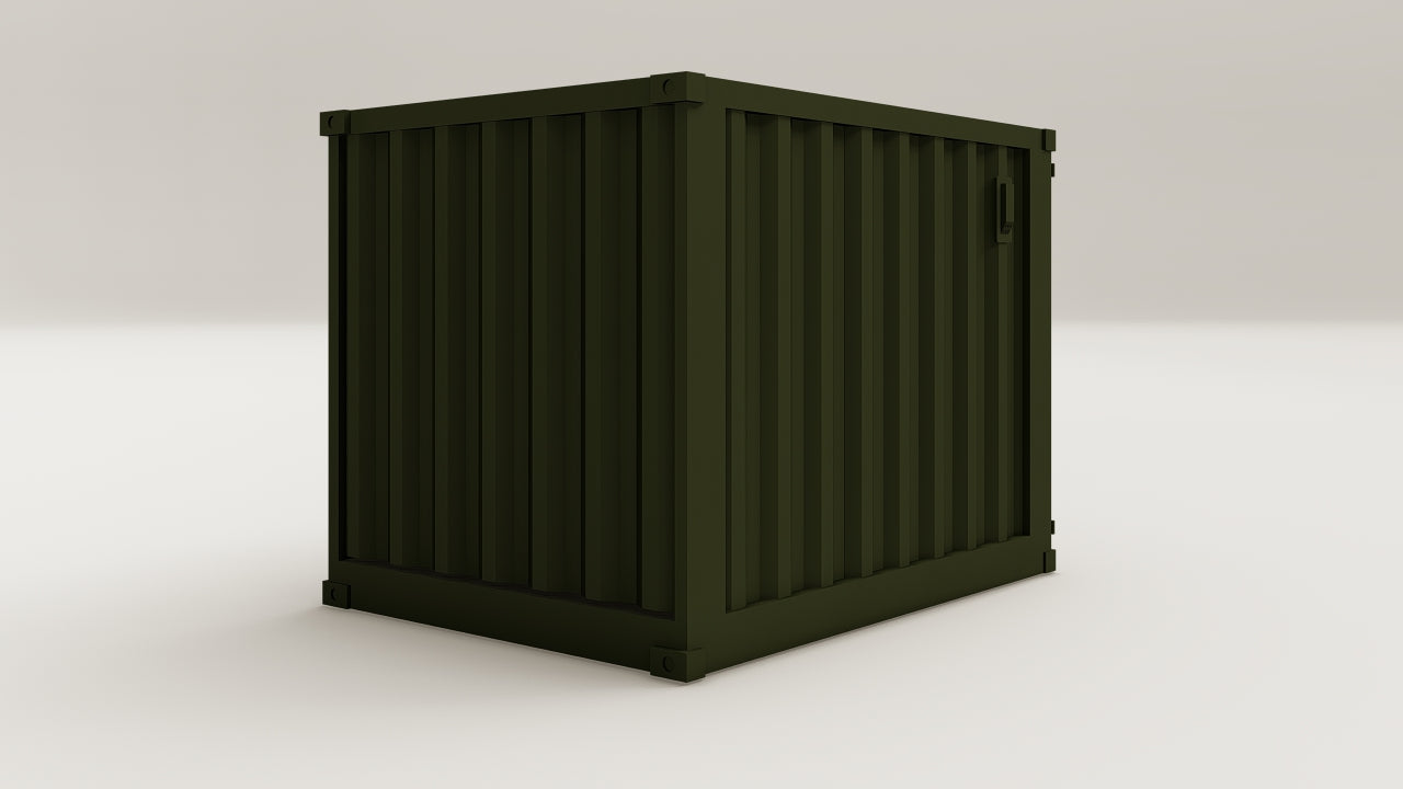 Mini Container - 2.5 - Bottle Green - 1 End Door view 4