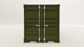 Mini Container - 3 - Bottle Green - 1 End Door view 1