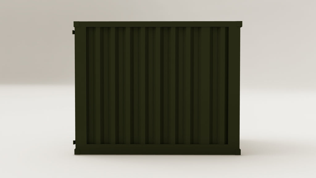 Mini Container - 3 - Bottle Green - 1 End Door view 6