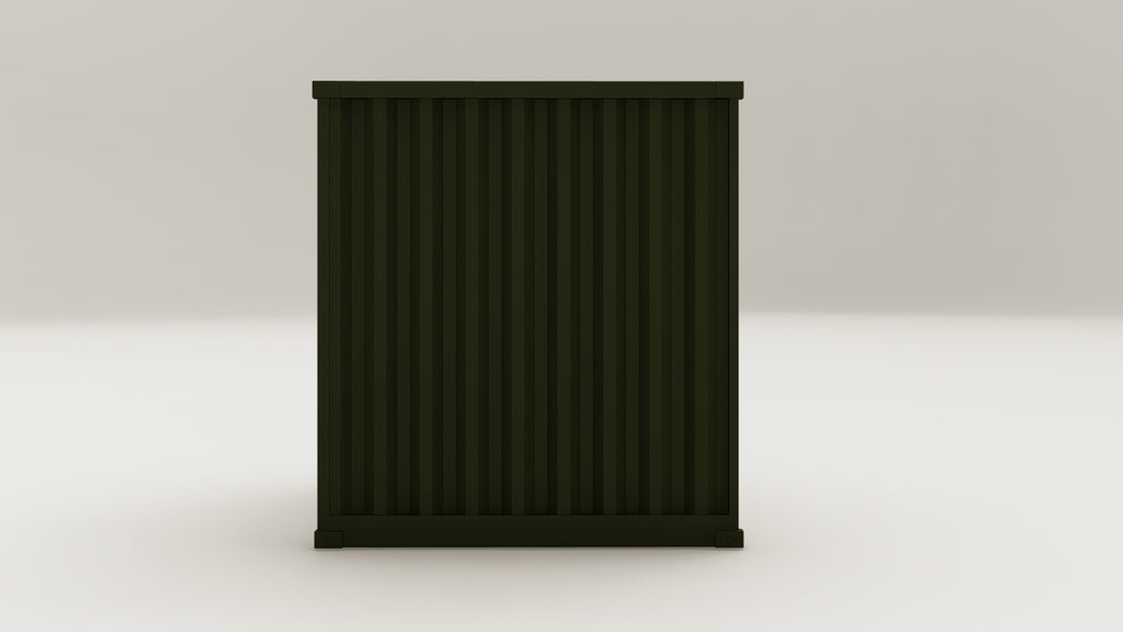 Mini Container - 5 - Bottle Green - 1 End Door view 5