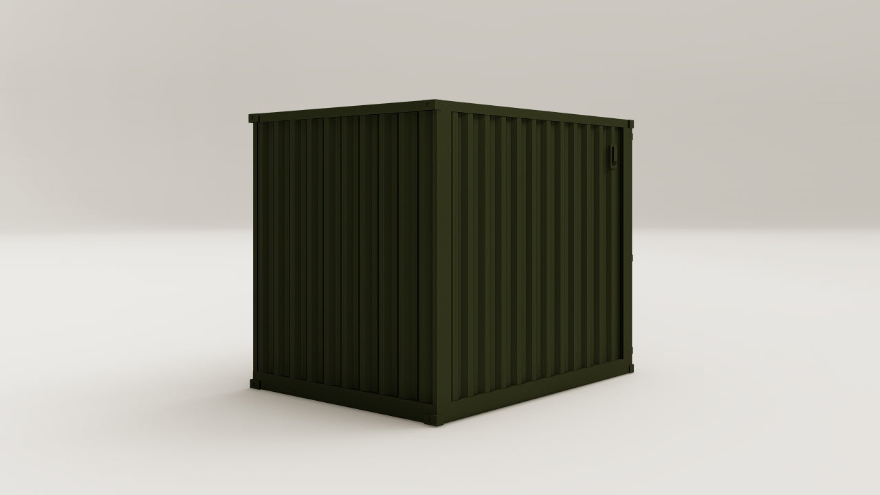 Mini Container - 6 - Bottle Green - 1 End Door view 4