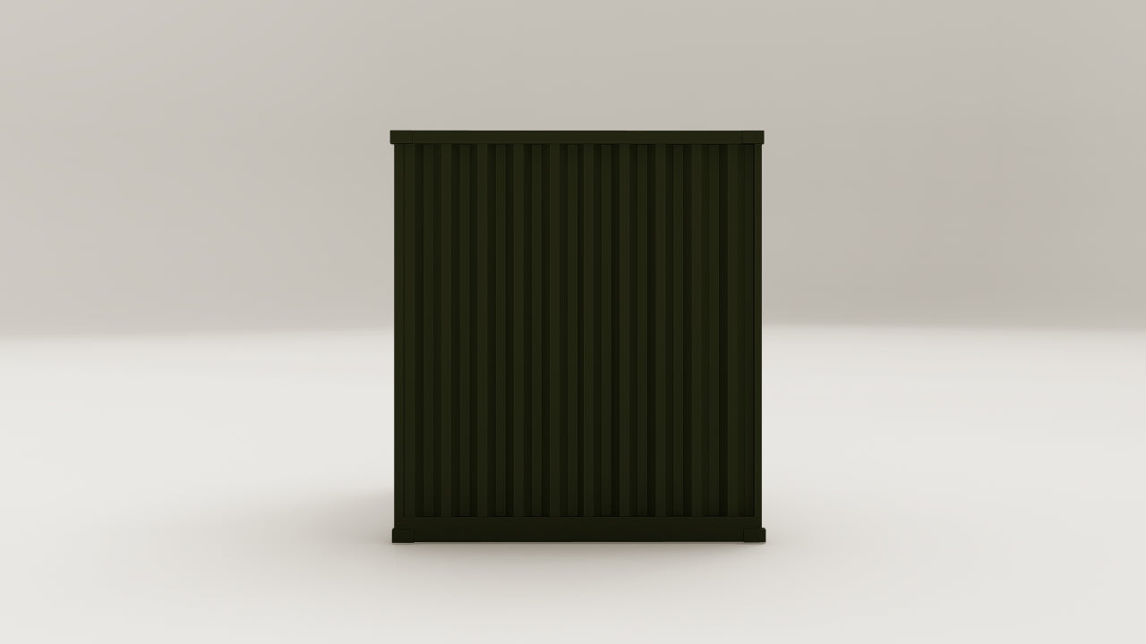 Mini Container - 6 - Bottle Green - 1 End Door view 5