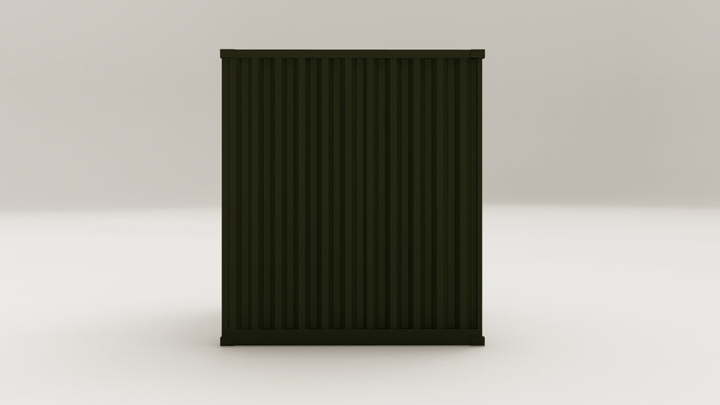Mini Container - 7 - Bottle Green - 1 End Door view 5