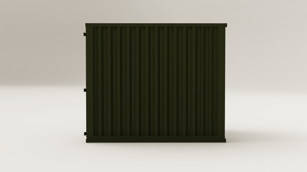 Mini Container - 7 - Bottle Green - 1 End Door view 6