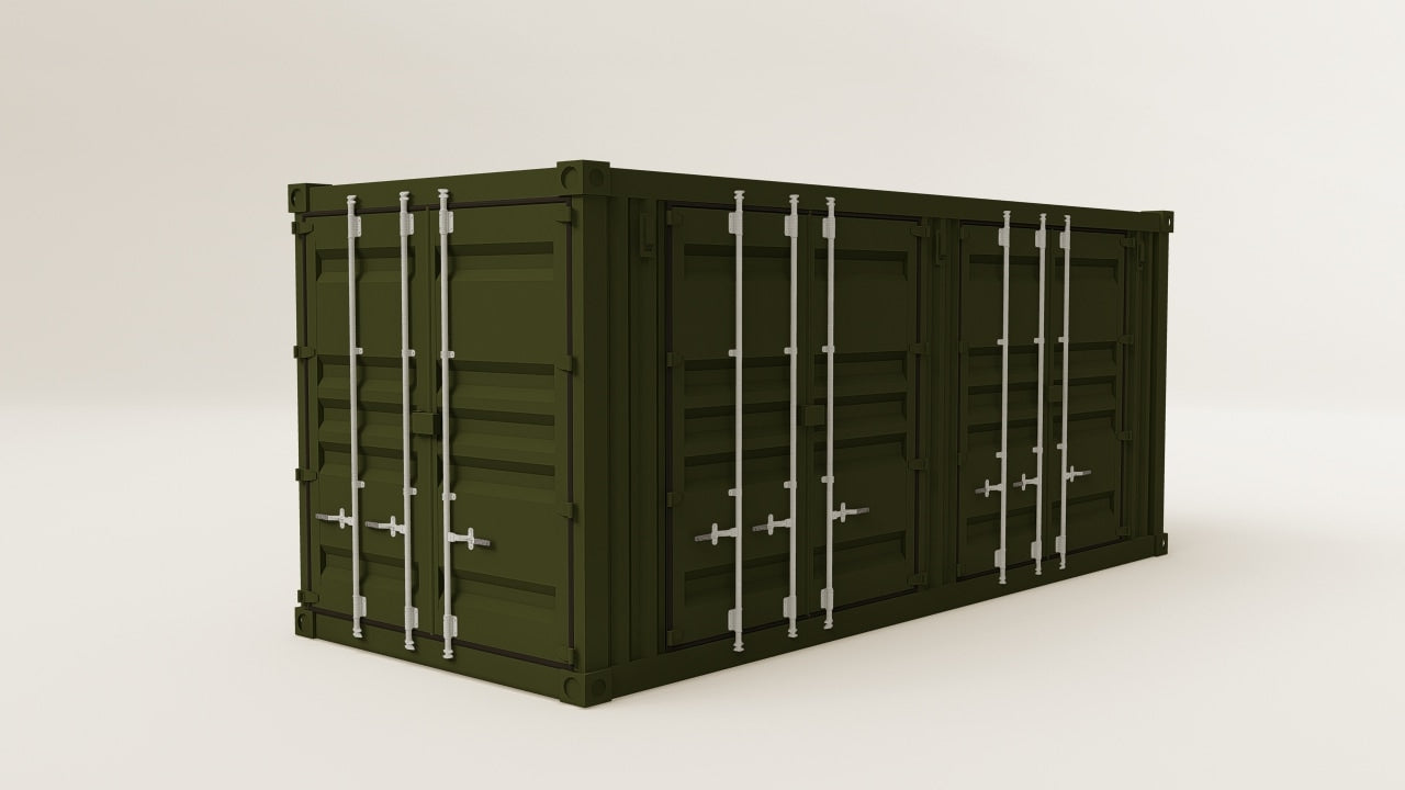 Storage - 15 - Bottle Green - 3 Doors