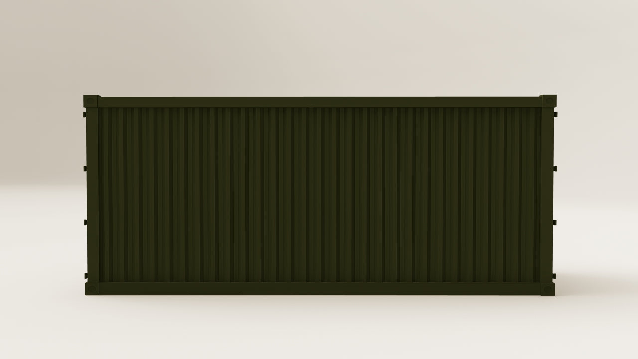 Container - 15 - Bottle Green - 2 End Doors view 6