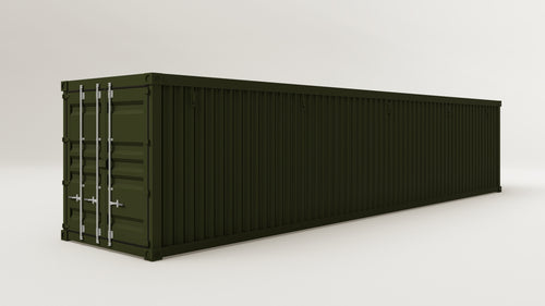 Container - 30 - Bottle Green - 1 End Door view 2