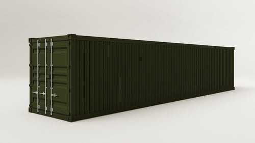 Container - 30 - Bottle Green - 2 End Doors view 2