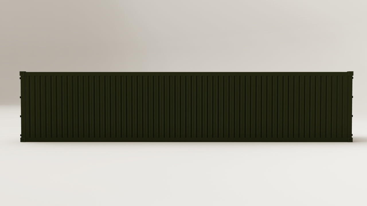 Container - 30 - Bottle Green - 2 End Doors view 6