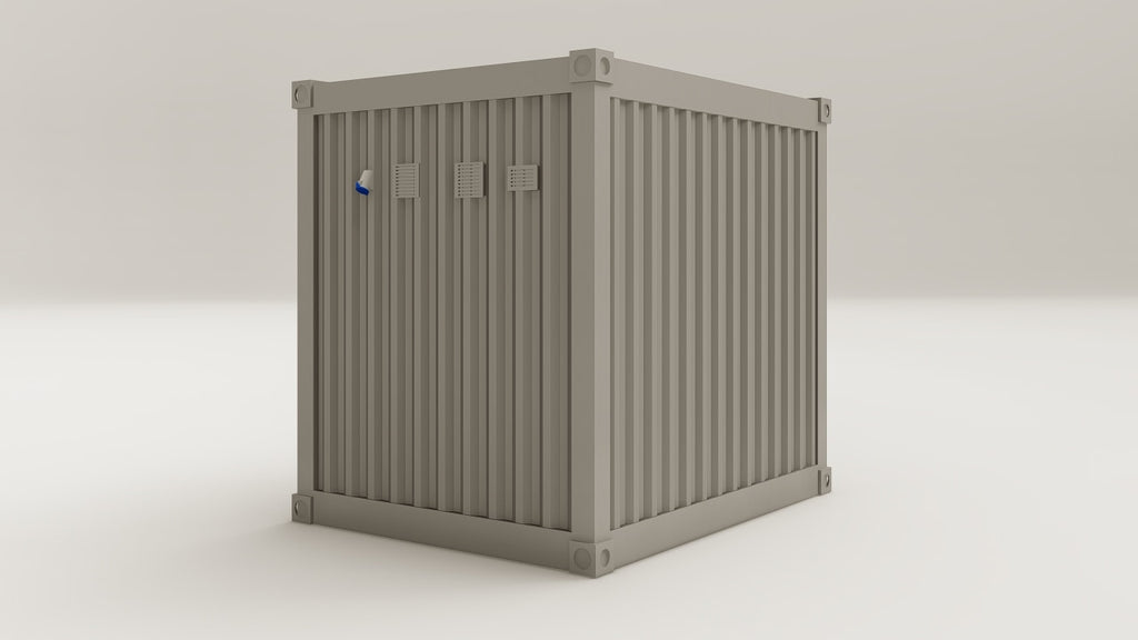 Work Space - 7.5 - Grey Aluminum - 1 Door